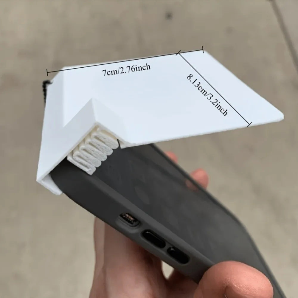 3D Printed Mobile Phone Sunshade Anti-UV Adjustable Angle Cellphone Zpaxo