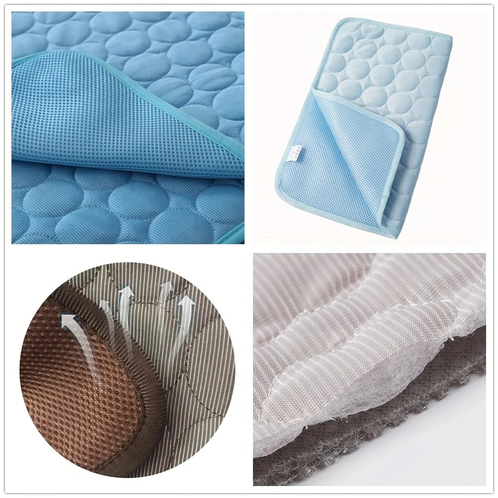 Pet Cooling Mat Summer Dog Cold Bed Extra Large Small Big Dogs Zpaxo