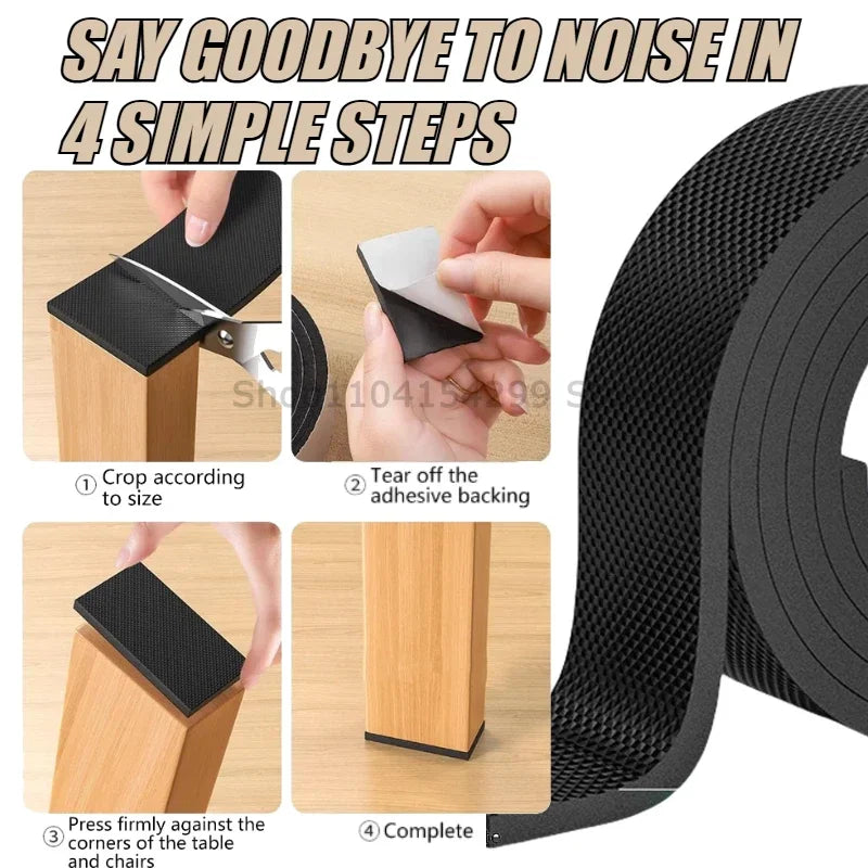 DIY Self Adhesive Non Slip Furniture Pads Mute Thick Mats Non-Slip Pad Foot Cover Self Adhesive Table Chair Foot Protection Pad Zpaxo