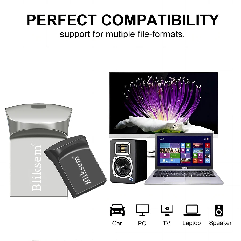 USB Thumb Drive 128GB 64GB 32GB 16GB 8GB 4GB 2GB 1GB USB2.0 Flash Drive High-Speed Transmission Memory Stick Zpaxo
