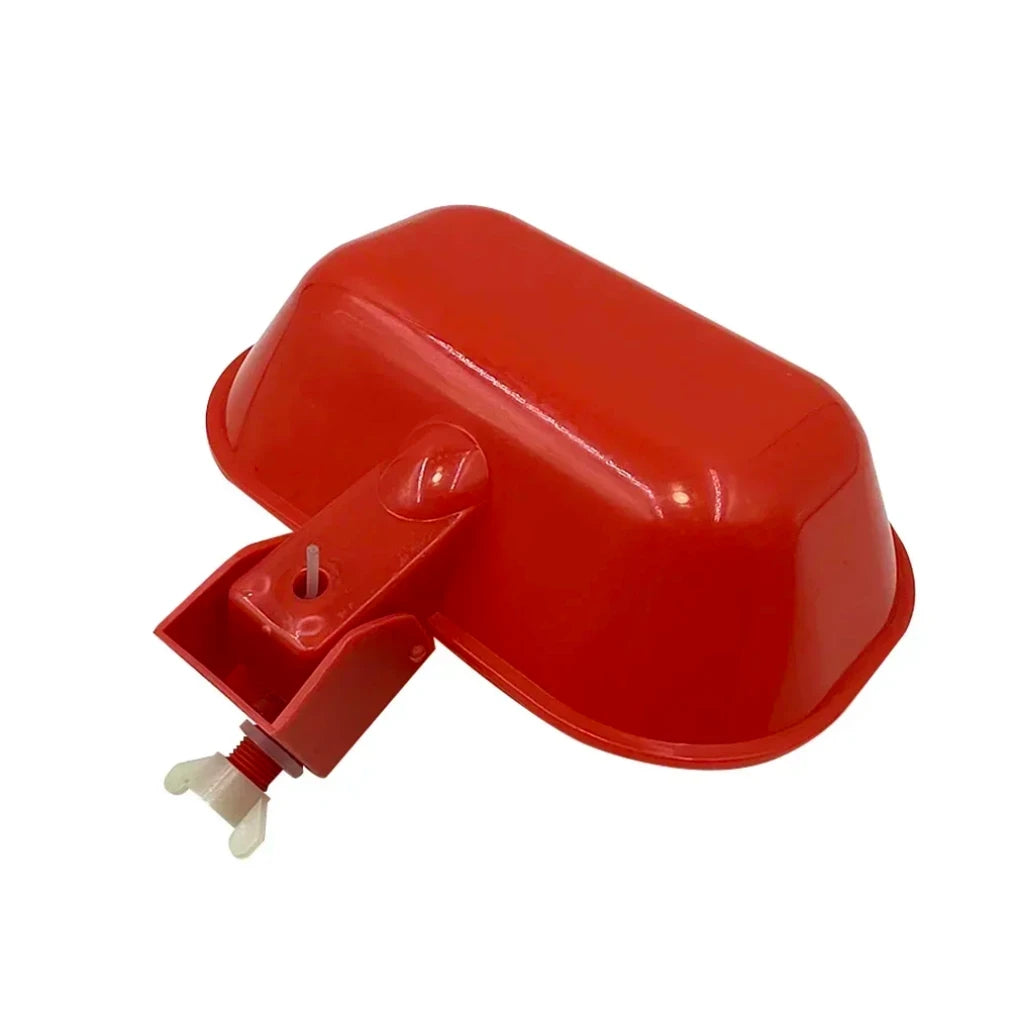 5 Pieces of Red Automatic Water Dispenser for Chickens Ducks Geese Water Bowls Poultry and Birds Poultry Feeding Products Zpaxo
