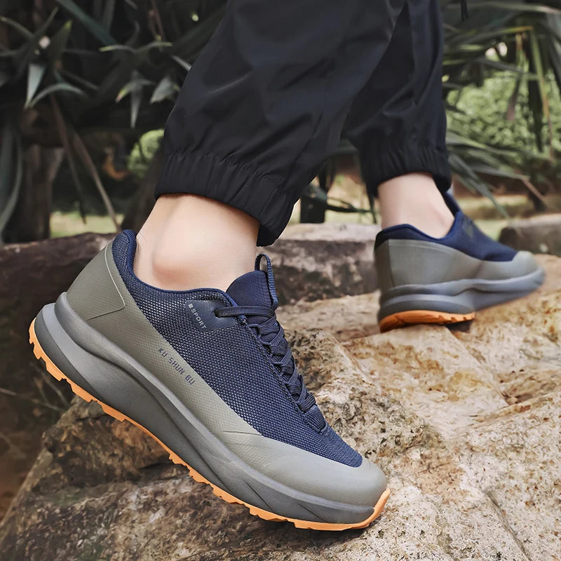 Men's Casual Sneakers Luxury Trainer Shoes Breathable Race Running