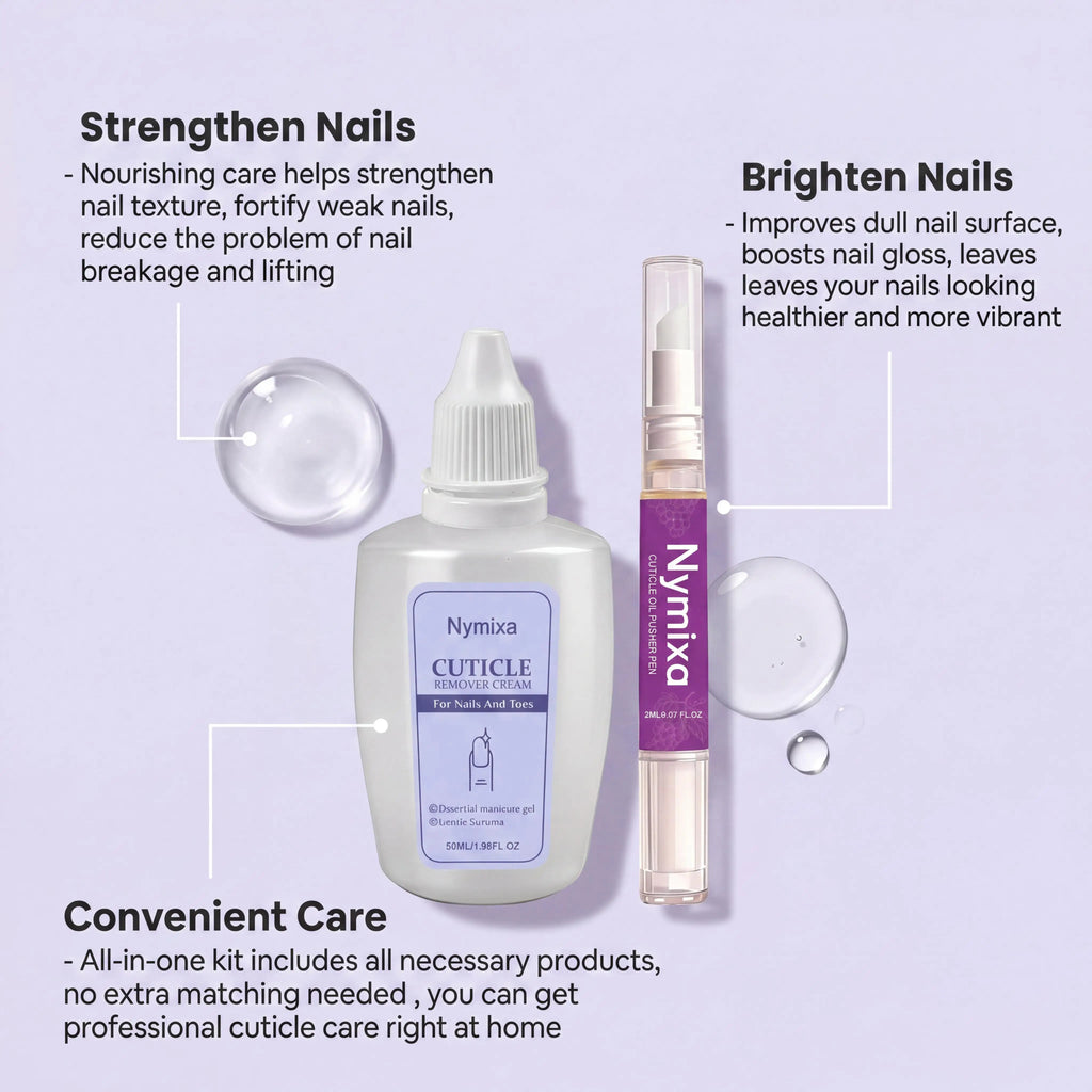 Cuticle Care Kit – Nail Oil Pen, Strengthener & Repair Set Cuticle Care Kit Zpaxo