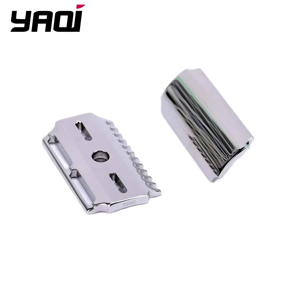 YAQI Vostok 70DC 316 Stainless Steel Dual Comb Safety Razor Head Safety Razor Head Zpaxo SRH047-70DC