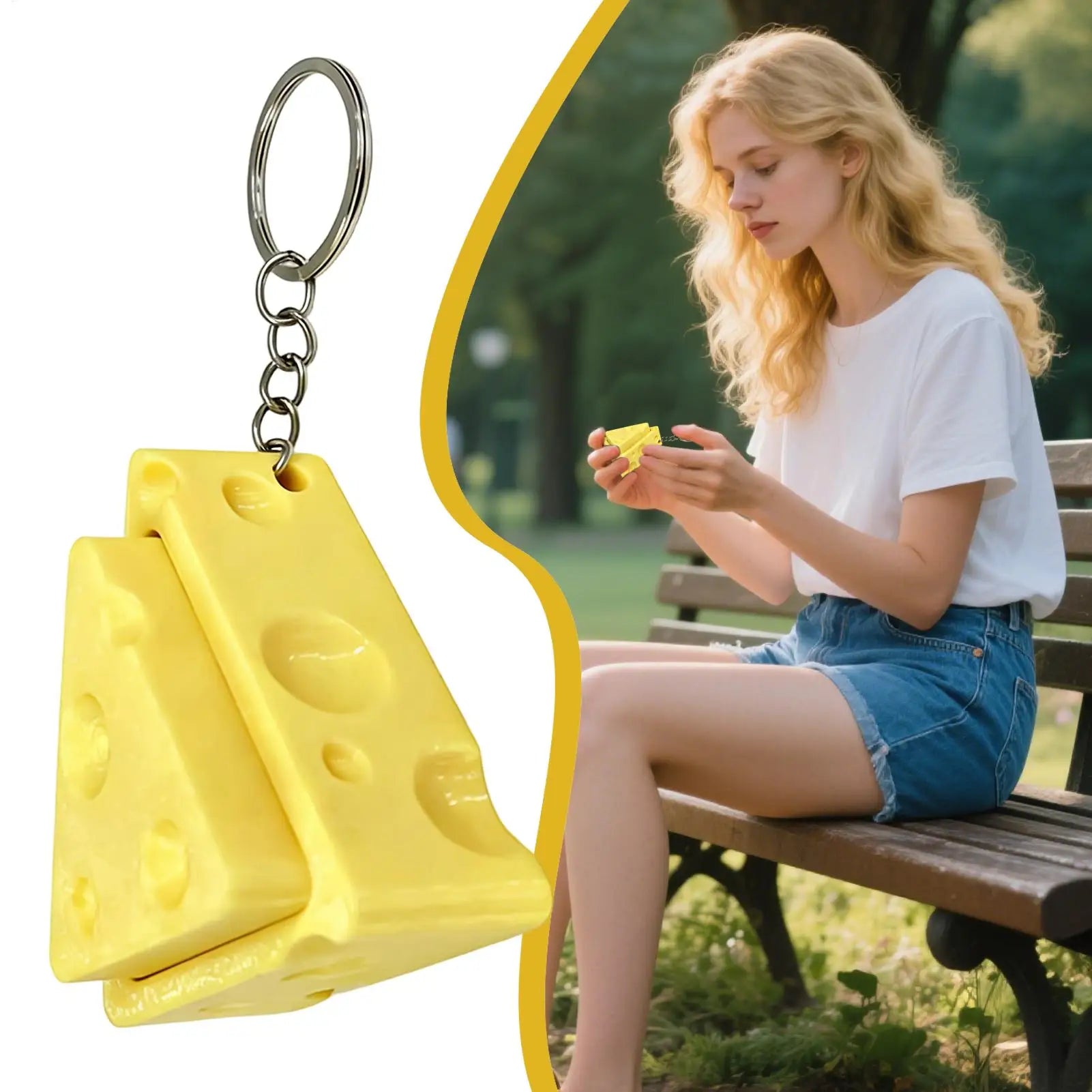 Keyboard Clicker Fidget Portable 3D Printed Cute Clicker Keyboard Fidget Charm For Kids Adults Teens Office School Travel Zpaxo