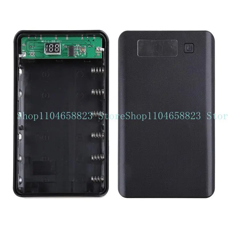 6x18650 Battery for Case Storage Box Battery Holder Charging Box for Shell LCD Displa Zpaxo Black China Mainland