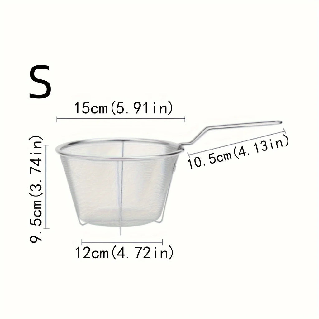 Multi Functional Stainless Steel Lo Mein Scoop Deep Fried Mesh