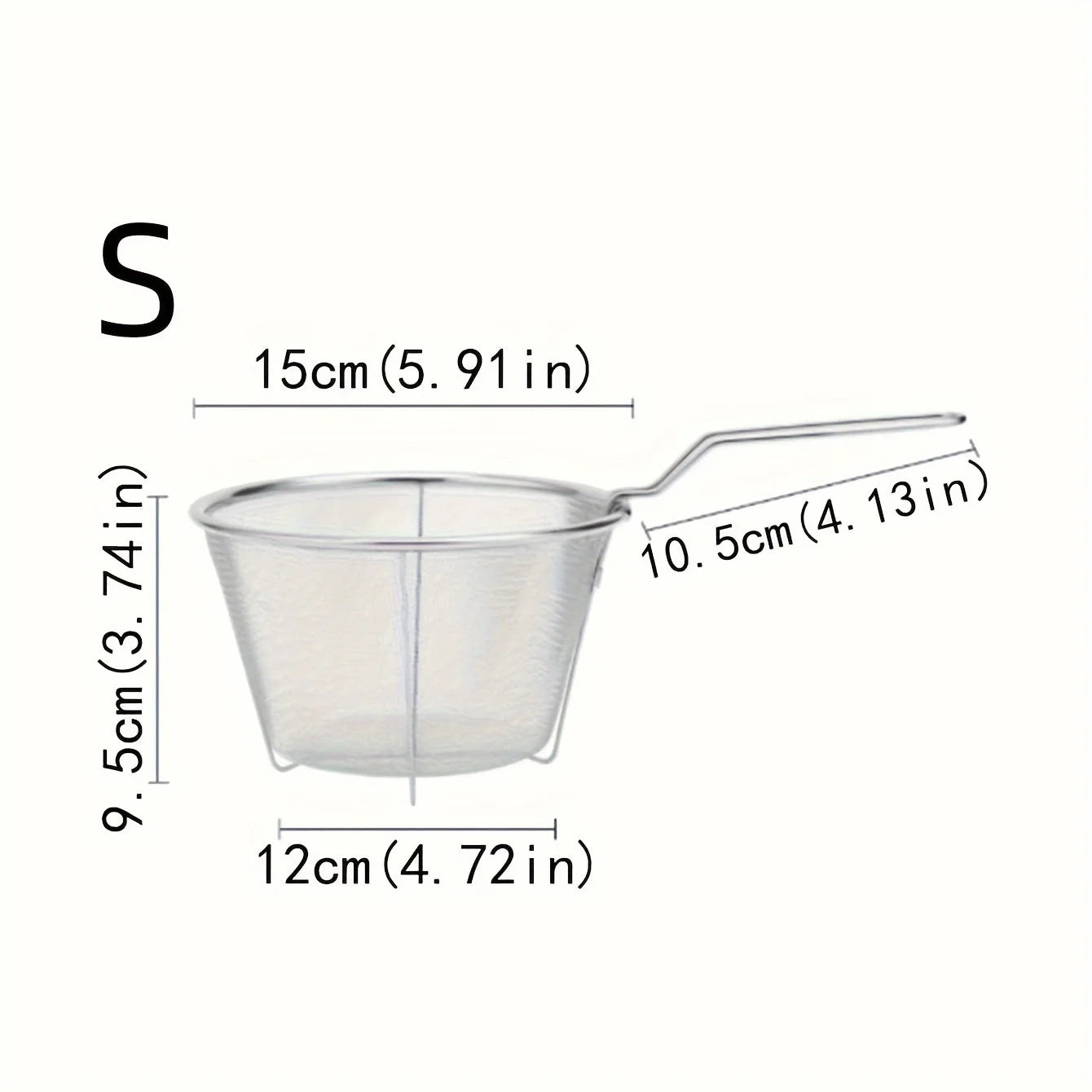 Multi Functional Stainless Steel Lo Mein Scoop Deep Fried Mesh