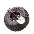 Tire Shape Auto Exterior 3D Sticker Mini Shovel Waterproof Car Tail Zpaxo B