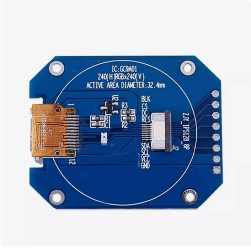 1 28-inch Round Screen TFT Module 240x240 High-definition IPS Full Zpaxo