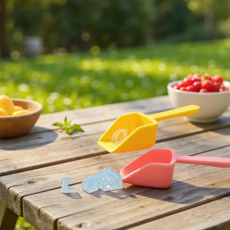 Dollhouse Miniature Food Play 1 6 Scale Ice-making Box Ice Shovel Zpaxo