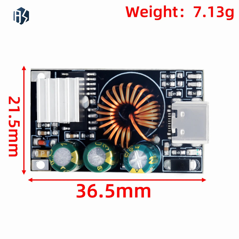 30W PD3 0 QC4 Fast Charging Step-down Module 10-30V Input Multi-brand Zpaxo