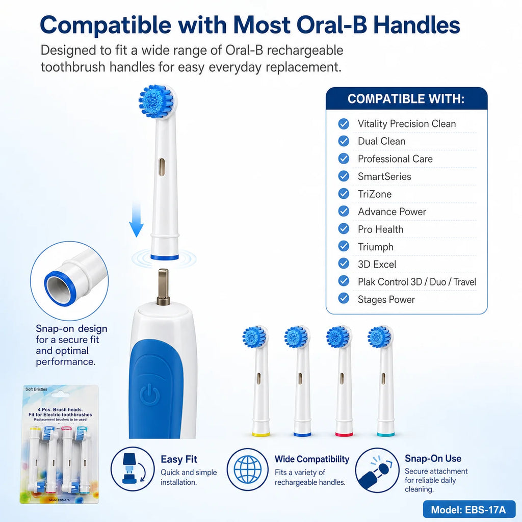 Wholesale 4 8 16 Lot Electric Toothbrush Head Oral B 6000 Replacement Zpaxo