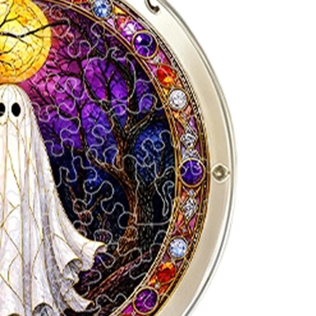 Acrylic Sun Catcher Puzzle 2D Halloween Ghost DIY Pendant Window