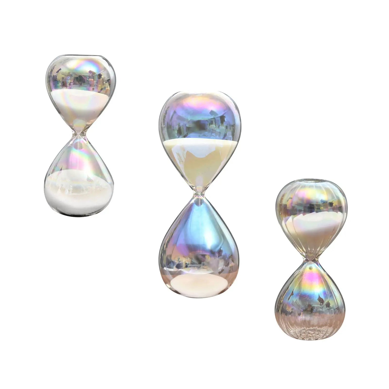 Sand Hourglass Kids Adults Gift Decoration Nordic Glass Colorful Sandglass for Festival Party Kitchen Bedroom Restaurant Zpaxo