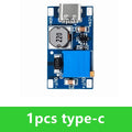 MT3608 type-c/micro 2A Max DC-DC Step Up Power Module Booster Power Module 3-5V to 5V/9V/12V/24V Zpaxo 1pcs type-c