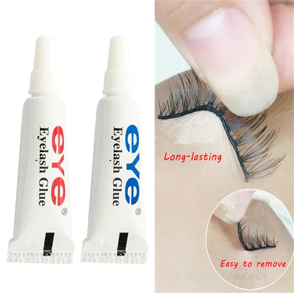 Professional Eyelash Glue Clear-white Dark-black Waterproof False Zpaxo
