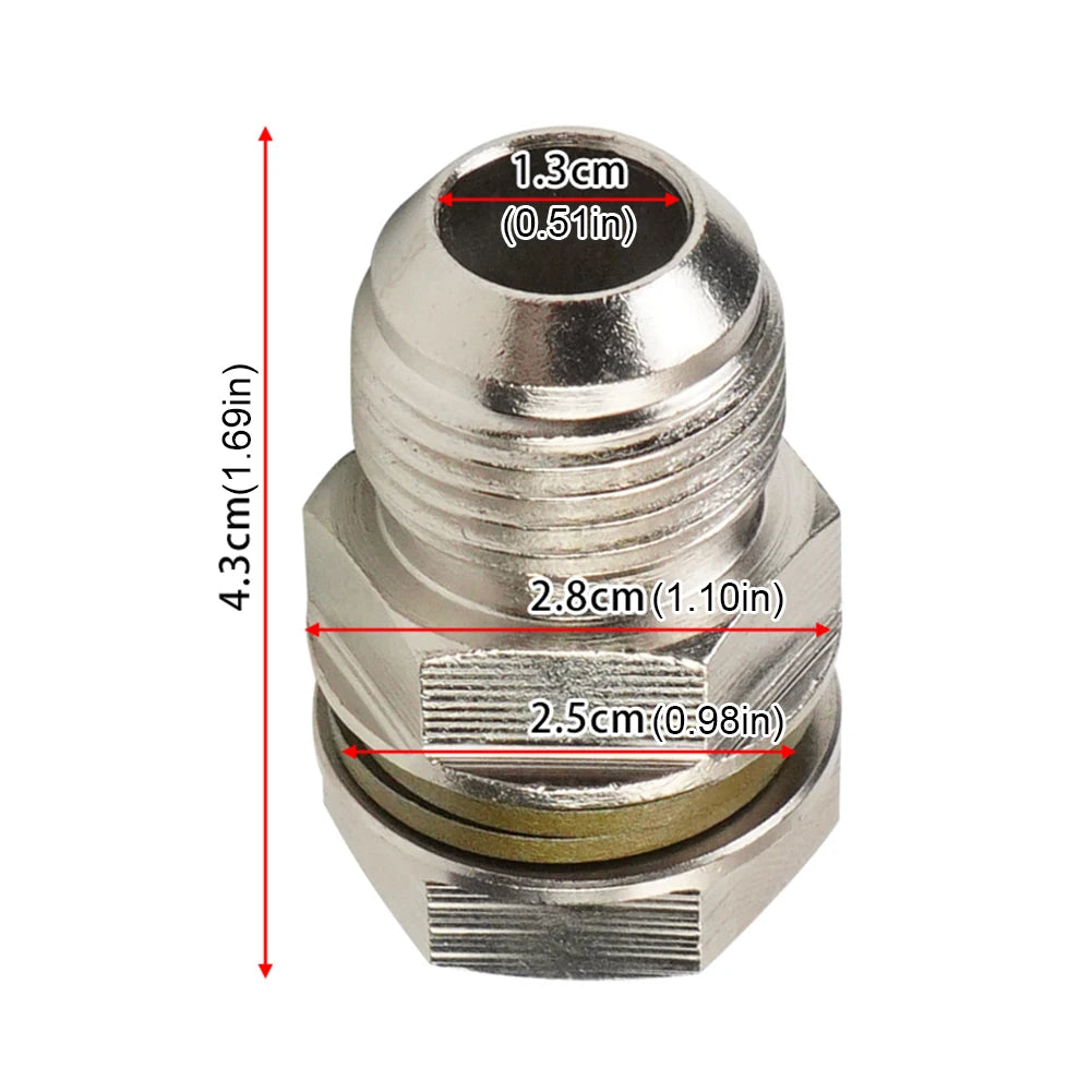 10AN M18x1 Oil Sump Return Drain Adapter Bung Fitting 315-04301-010