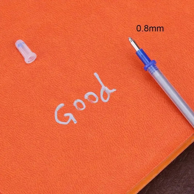 500-100pcs Mercury Refillable Pen Water Erasable Pens Fabric Leather Craft Refill Pen for Leather Embroidery Fabric Sewing Tools Zpaxo