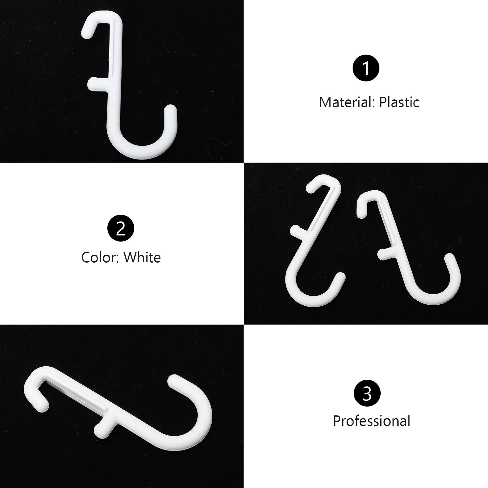 Premium Heavy Duty Pegboard Hanging Hooks Hole Board Display Shelf