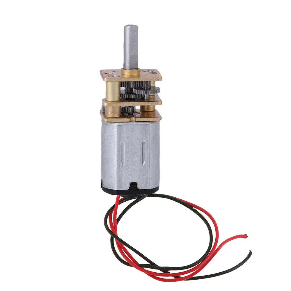 DC 3V-6V 60RPM Slow Speed Micro Mini N20 Full Metal Gearbox Gear