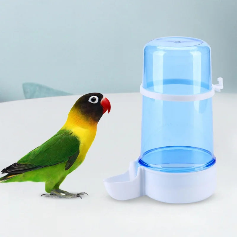Bird Feeder Automatic Water Drink Container Parrot Food Feeding