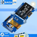 1 54-Inch SSD1309 SSD1306-Compatible OLED Module 7PIN 128 64 SPI Zpaxo Default Title