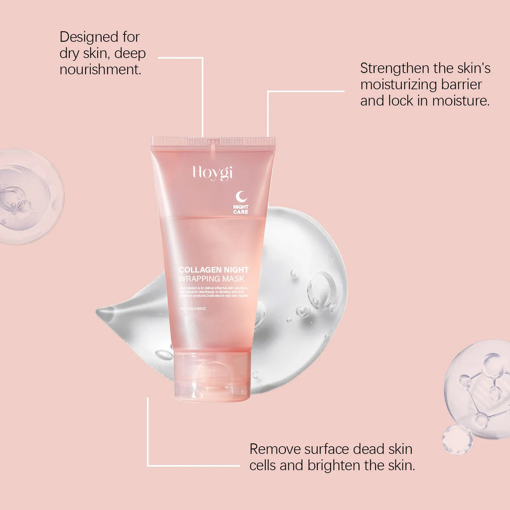 Collagen Peel-Off Night Face Mask – Firming & Hydrating Gel Peel-Off Face Mask Zpaxo