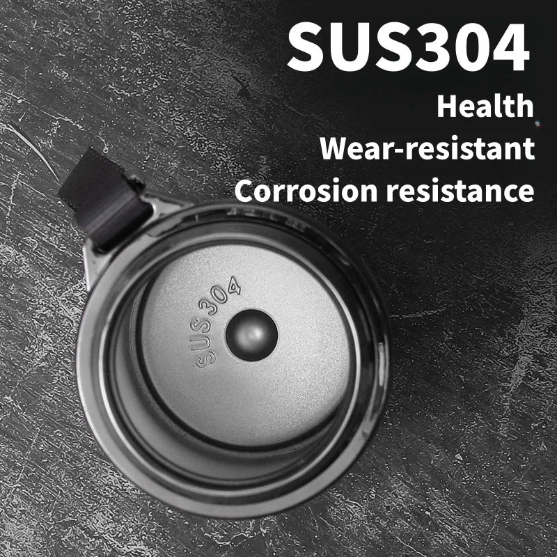 Vacuum Flask Portable Cups Stainless Steel Thermos Bottle LED