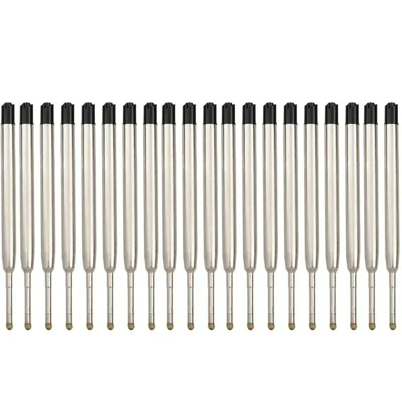 Parker Ballpoint Pen Refills – Medium Point Blue & Black Ink Pen Refills Zpaxo 20 PCS Black