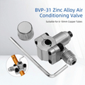 Zinc Alloy Line Piercing Valve Kit 6 To 10MM 1Pc Kit Refrigerator Tap Valve Maintenance Copper Tubes BPV-31 Valve Kit Zpaxo Default Title
