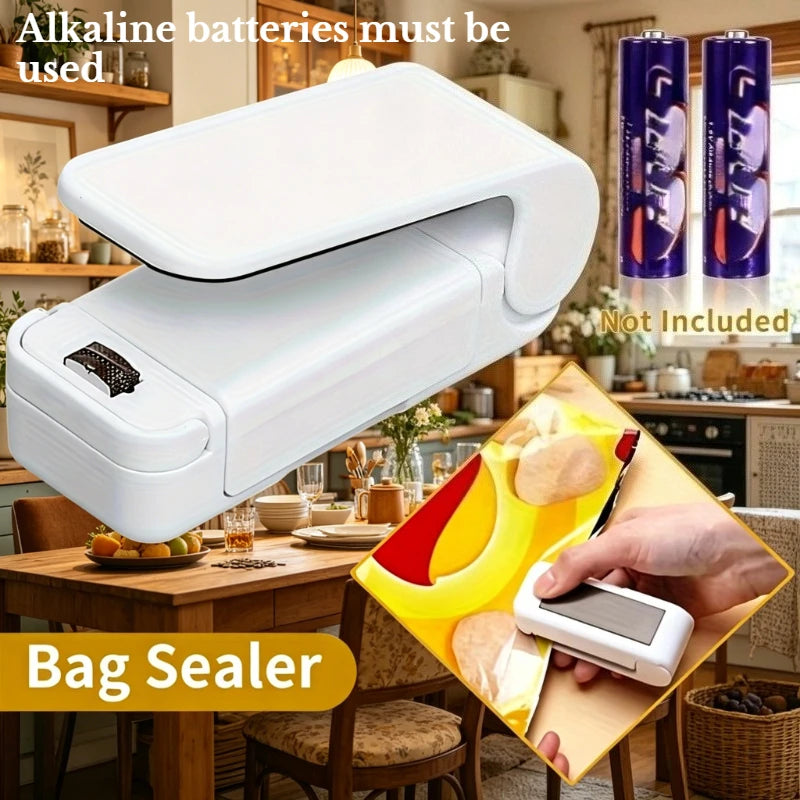 Portable Mini Bag Sealer Battery-powered Handheld Vacuum Heat Plastic