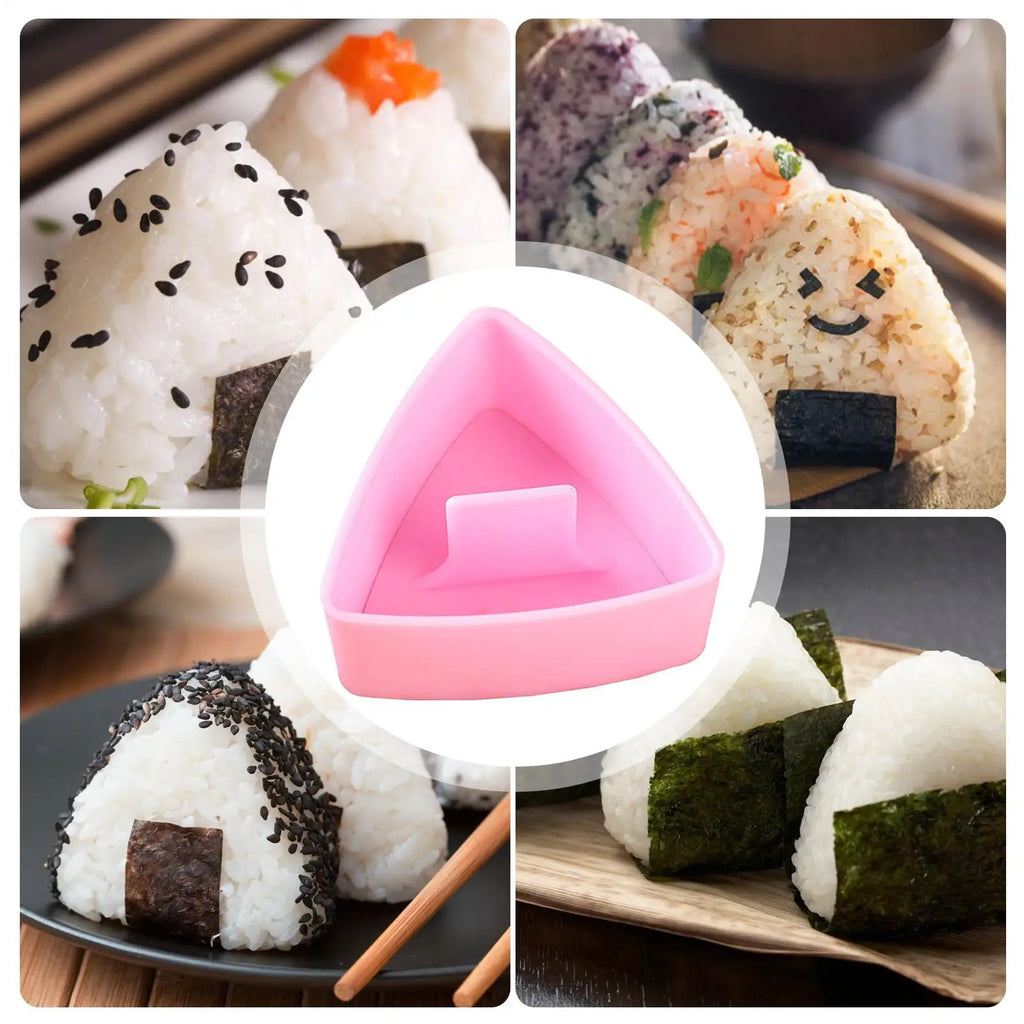 Rice Ball Mold Triangle Maker Onigiri Shaper Non-sticky Smooth Home