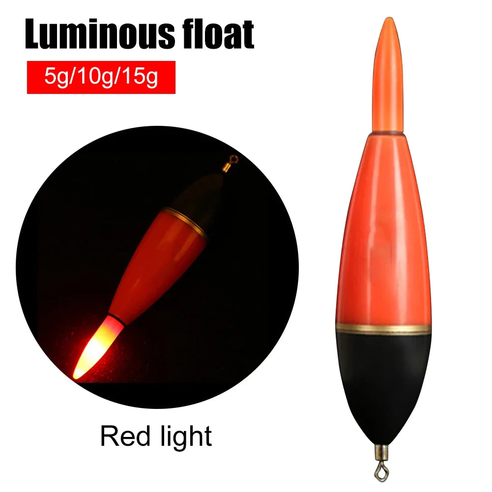 5g/10g/15g Lightweight Luminous Fishing Night Float Portable Night Glow Fishing Float Pressure Resistance Tool Accessories Zpaxo