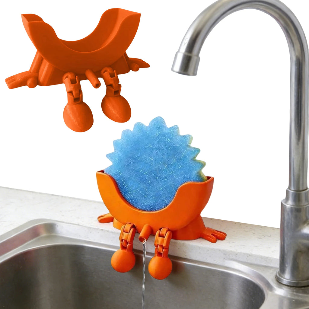 Smiling Sponge Holder 3D Printing Sponges Soap Drying Rack Scrub