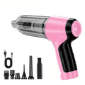 Car Vacuum Cleaner 95000PA Strong Suction Handheld Wireless Vacuum Cleaning Blower 2 in 1 Portable Vacuum Cleaner For Car Home Zpaxo Pink