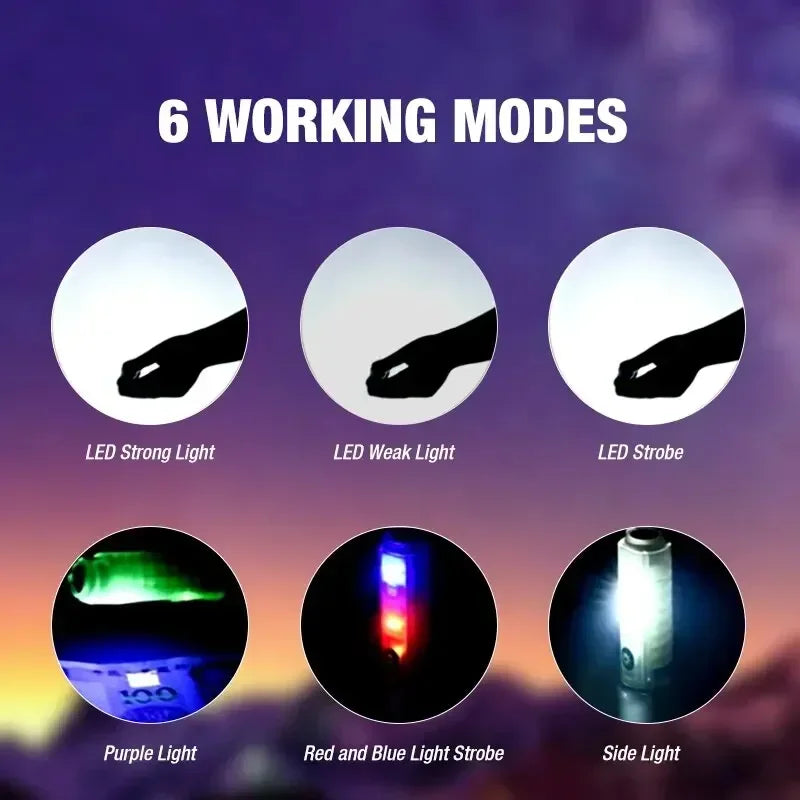 ESMARTER 1000LM Rechargeable LED Flashlight – 6 Modes Waterproof
