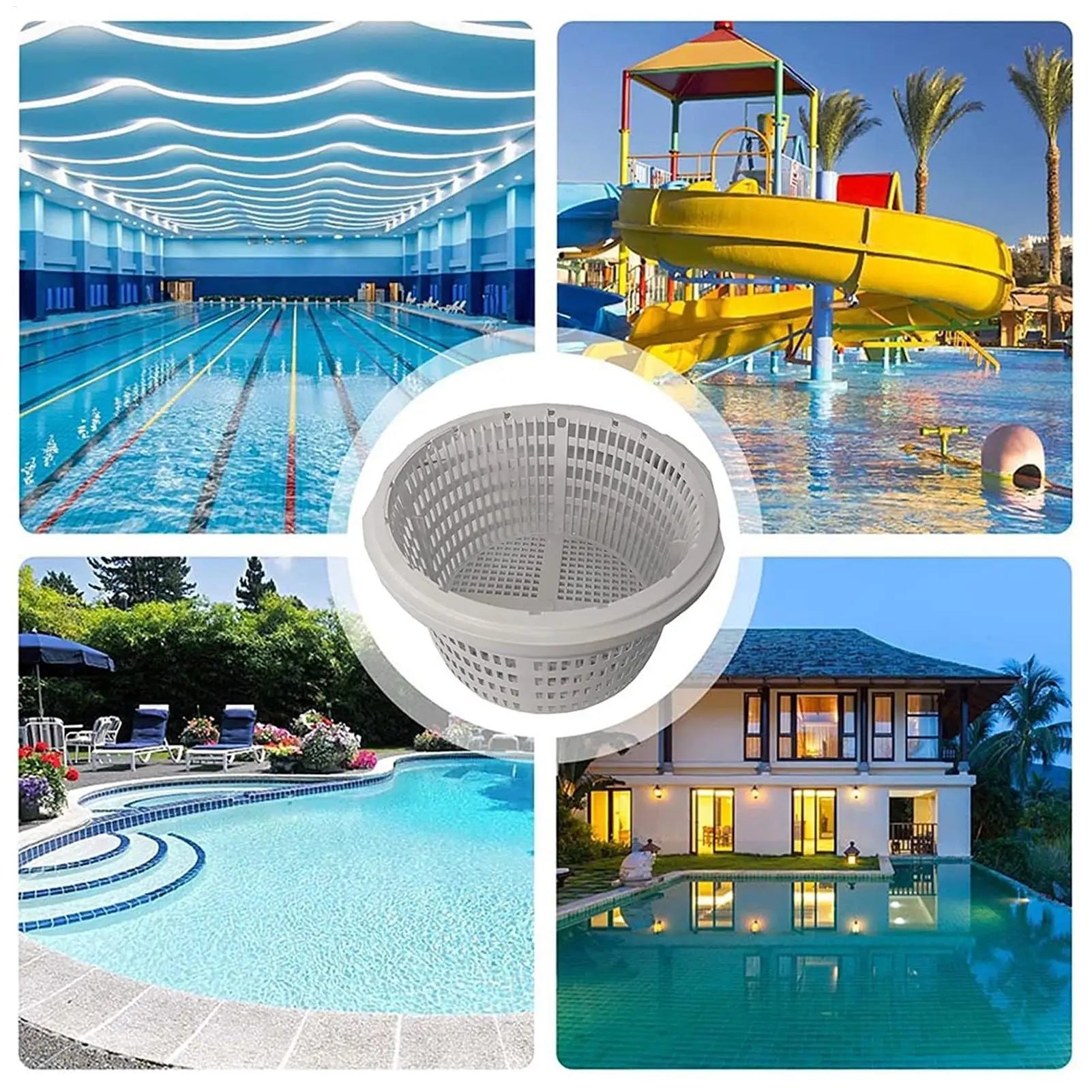 Skimmer Basket Replacement In-ground Pools Maintenance Tool Spa Tub