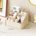 Cosmetic Storage Basket Plastic Bathroom Accessory Multi Functional