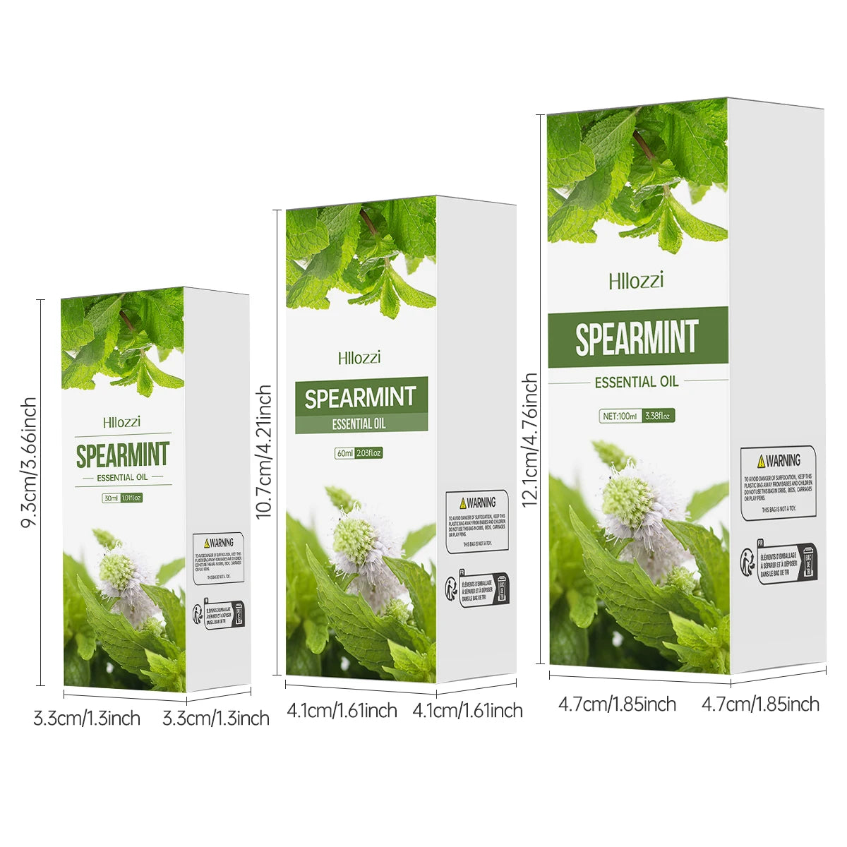 SPEARMINT ESSENTIAL OIL Oils Pure Aromatherapy Soap DIY Humidifier Zpaxo