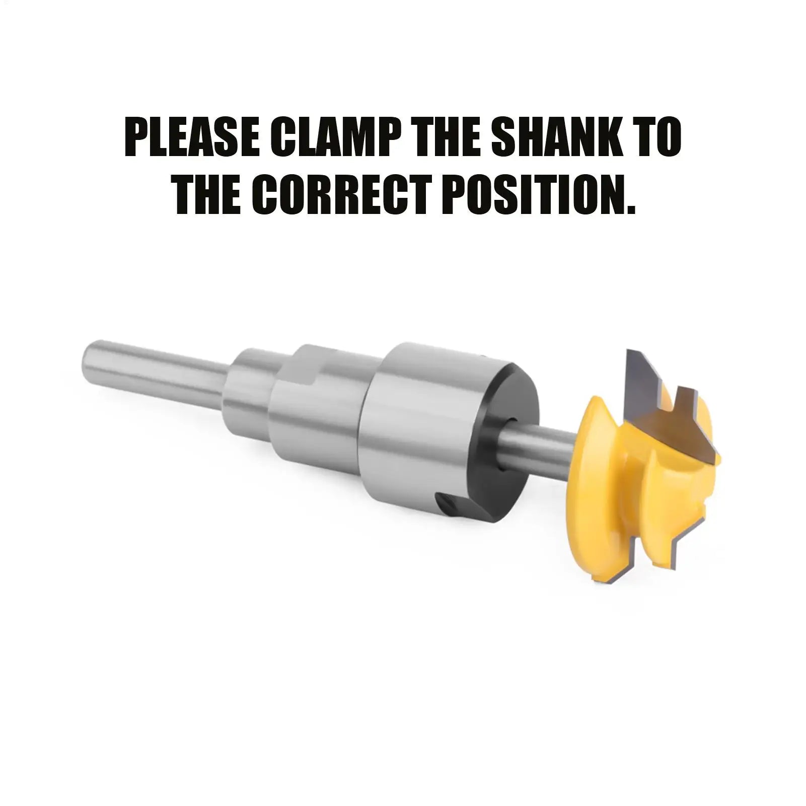 Router Shank Adapter Milling Rod Clamp Cutter Extension Wood