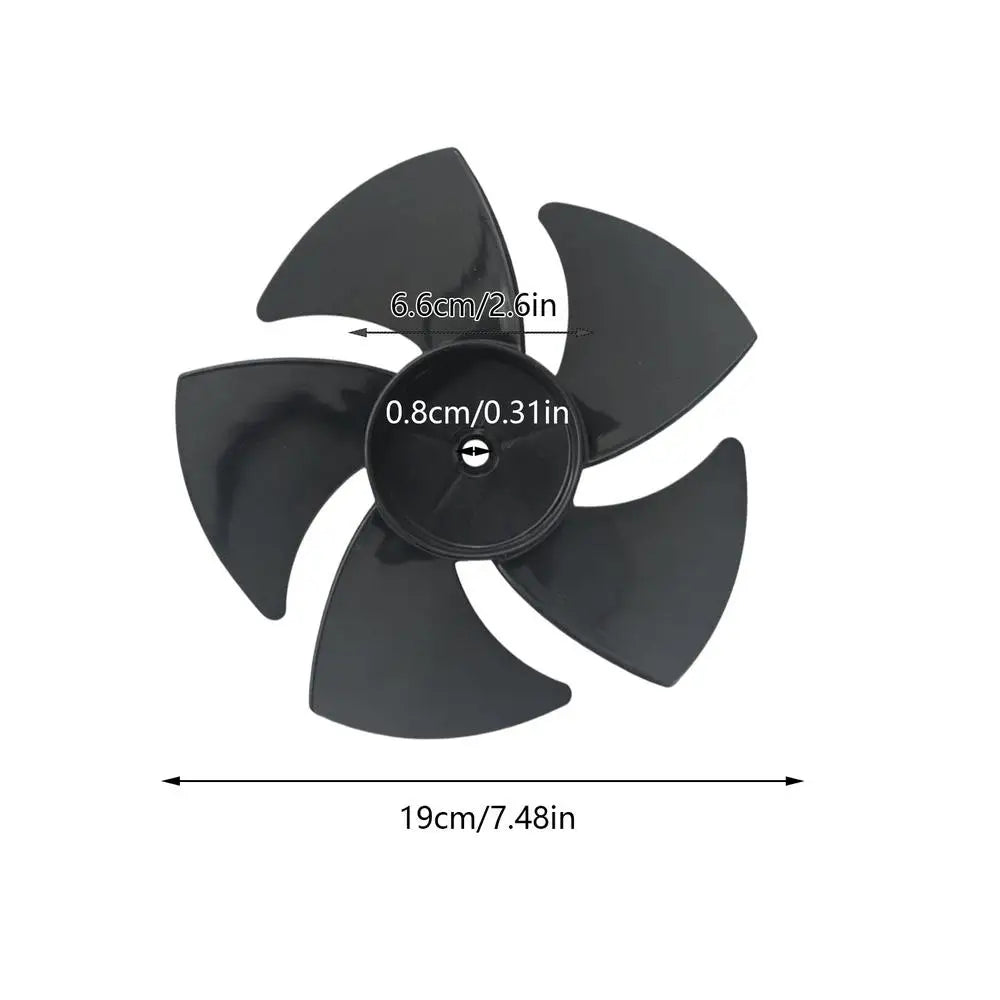 Floor Fan Replace Leaves Summer Appliance Part Tight Fit Low Noise Desk Fan Replacement Parts For Living Room Bedroom Apartment Zpaxo China Mainland Black