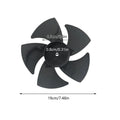 Floor Fan Replace Leaves Summer Appliance Part Tight Fit Low Noise Desk Fan Replacement Parts For Living Room Bedroom Apartment Zpaxo China Mainland Black