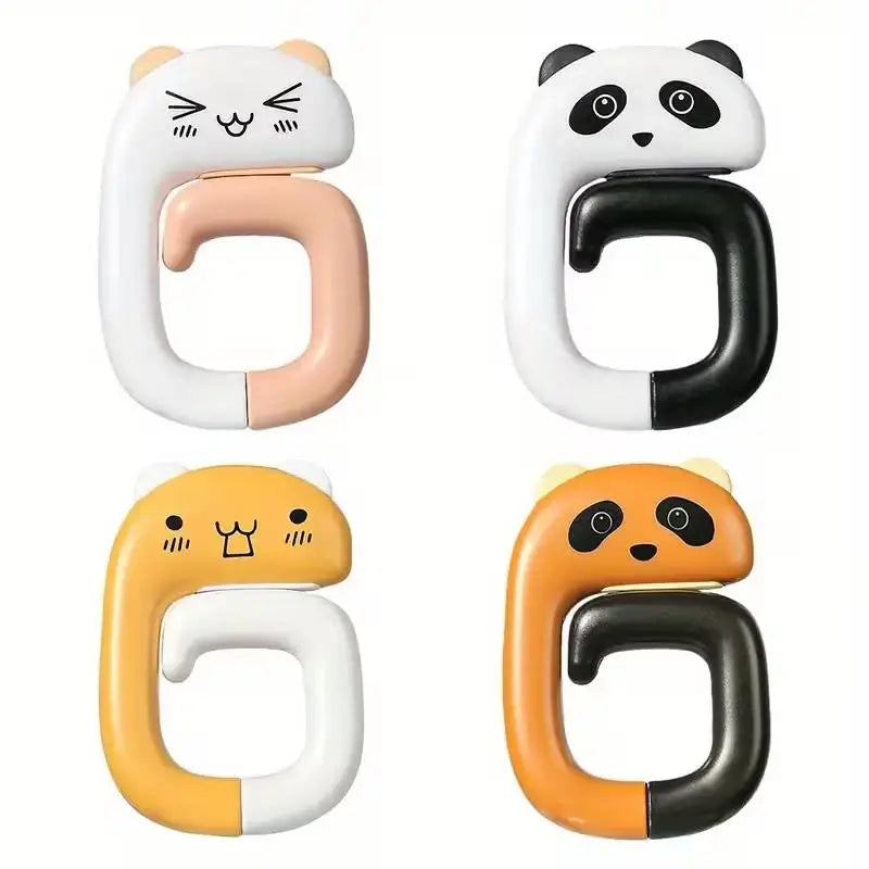Cartoon Animal Shaped Hook – Portable Foldable for Handbags, Wallets & Backpacks, Desktop Hanger Zpaxo