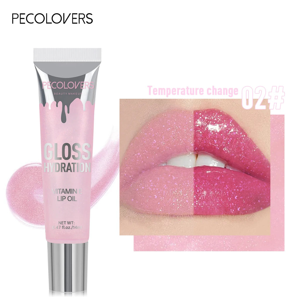Crystal Jelly Lip Gloss Tube Lip Moisturizing Oil Shiny Lip Oil Moisturizing Women's Lip Gloss Makeup Lip Gloss Cosmetics Zpaxo 02