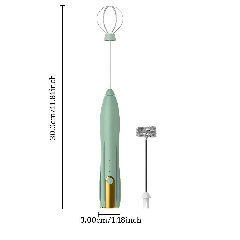 Mini Electric Milk Foamer Blender Wireless Coffee Whisk Mixer Handheld Egg Beater Cappuccino Frother Mixer Kitchen Whisk Tools Zpaxo