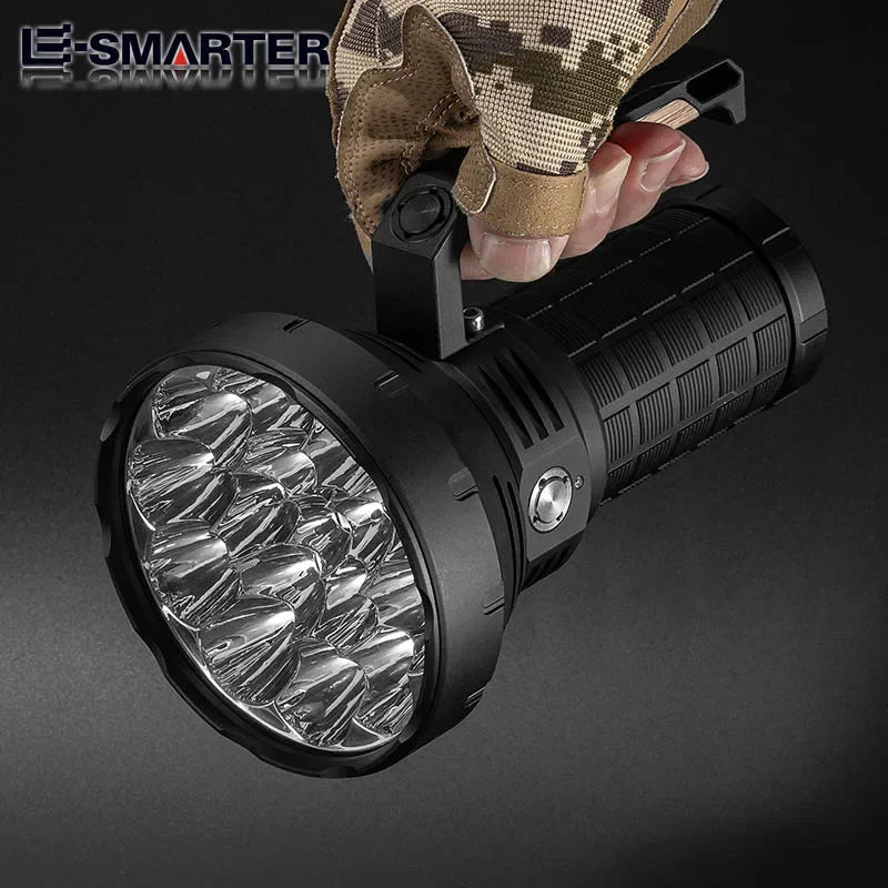 ESMARTER 50W LED Searchlight – 25000lm, 1000M+ Beam Flashlight