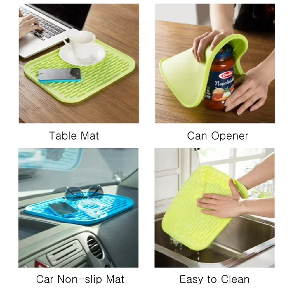 Silicone Trivet Mat Hot Pot Holder Driying Mat for Hot Dishes, Hot Pots and Hot Pan, Non Slip Heat Resistant Hot Pads for Table Zpaxo