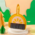 Desktop mini broom set tools, small broom for desk, office desk and dining table, dustpan combination Zpaxo style a