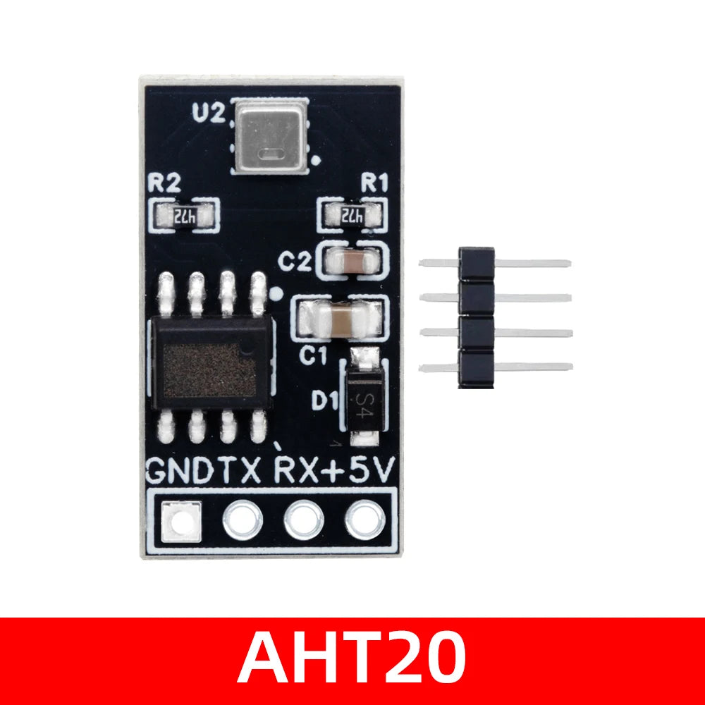 AHT20 AHT30 TTL Serial Digital Temperature Humidity Industrial Sensor Zpaxo AHT20 1pc